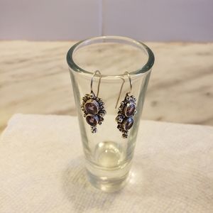 Sterling Silver Amethyst Earrings